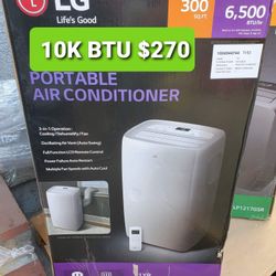 Air Conditioner Portable 10,000 BTU