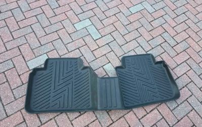 Black Rubber Rear Car Floor Mats Honda Accord 2023-2026