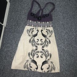 Mini Dress Free People. Super Cute Vintage Dress Great For The Holidays XS