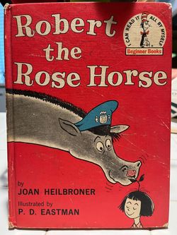 Vintage Robert The Rose Horse Joan Heilbroner 1962 Book Club Ed. Seuss Beginner