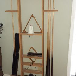 Pool Table Stick Rack