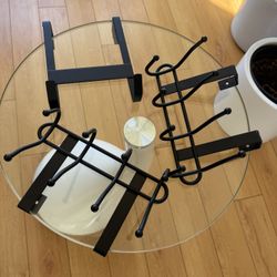 Modern Black Hanging Racks (3)