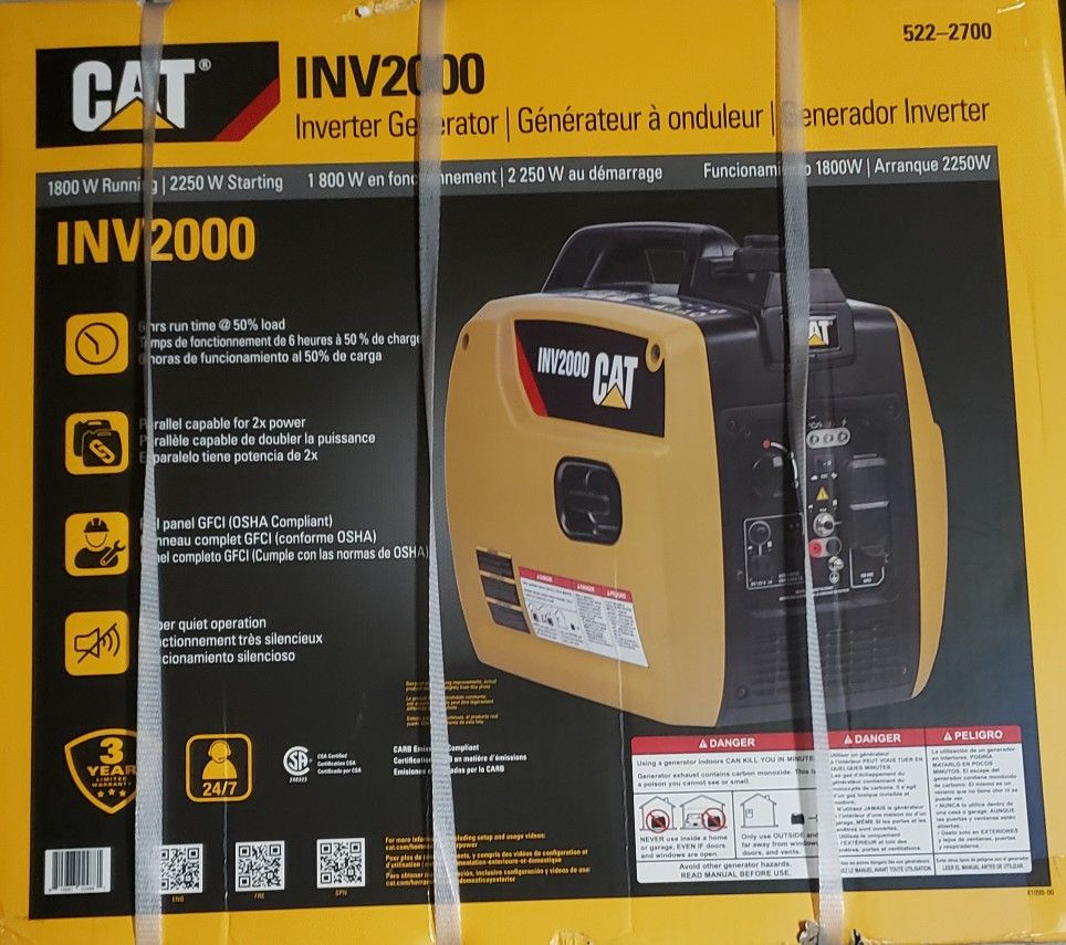 CAT INV2000 QUIET 2250 Watts Generator