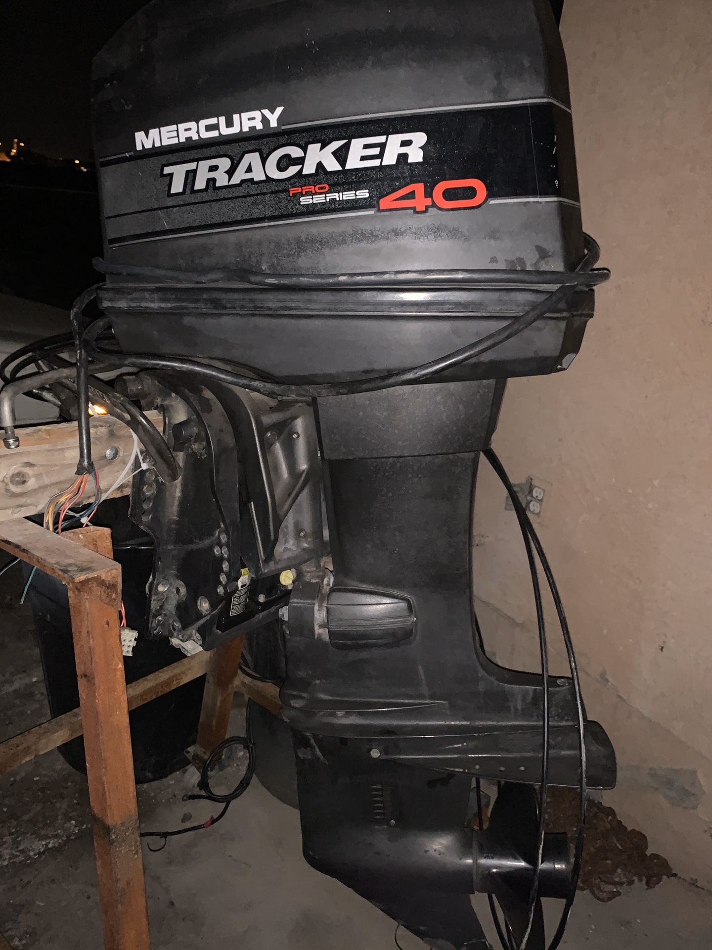 MERCURY TRACKER 40HP PRO SERIES OUTBOARD 1995 mint! Nice! Boat engine motor powerhead complete