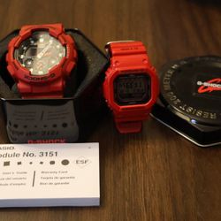 2 Gshock Watches 1 New 1 Used 