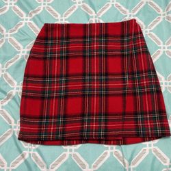 Hollister Plaid Mini Skirt