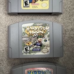 Harvest Moon 64 – Authentic N64 Cartridge (Tested, Clean Label)