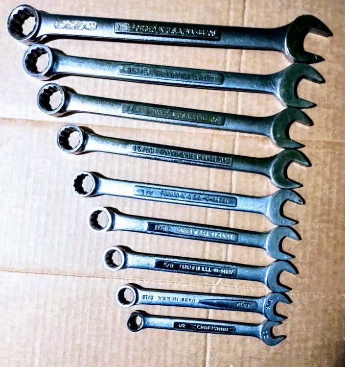$25  For all wrenches  8 Craftsman & 1 easco  # 63118