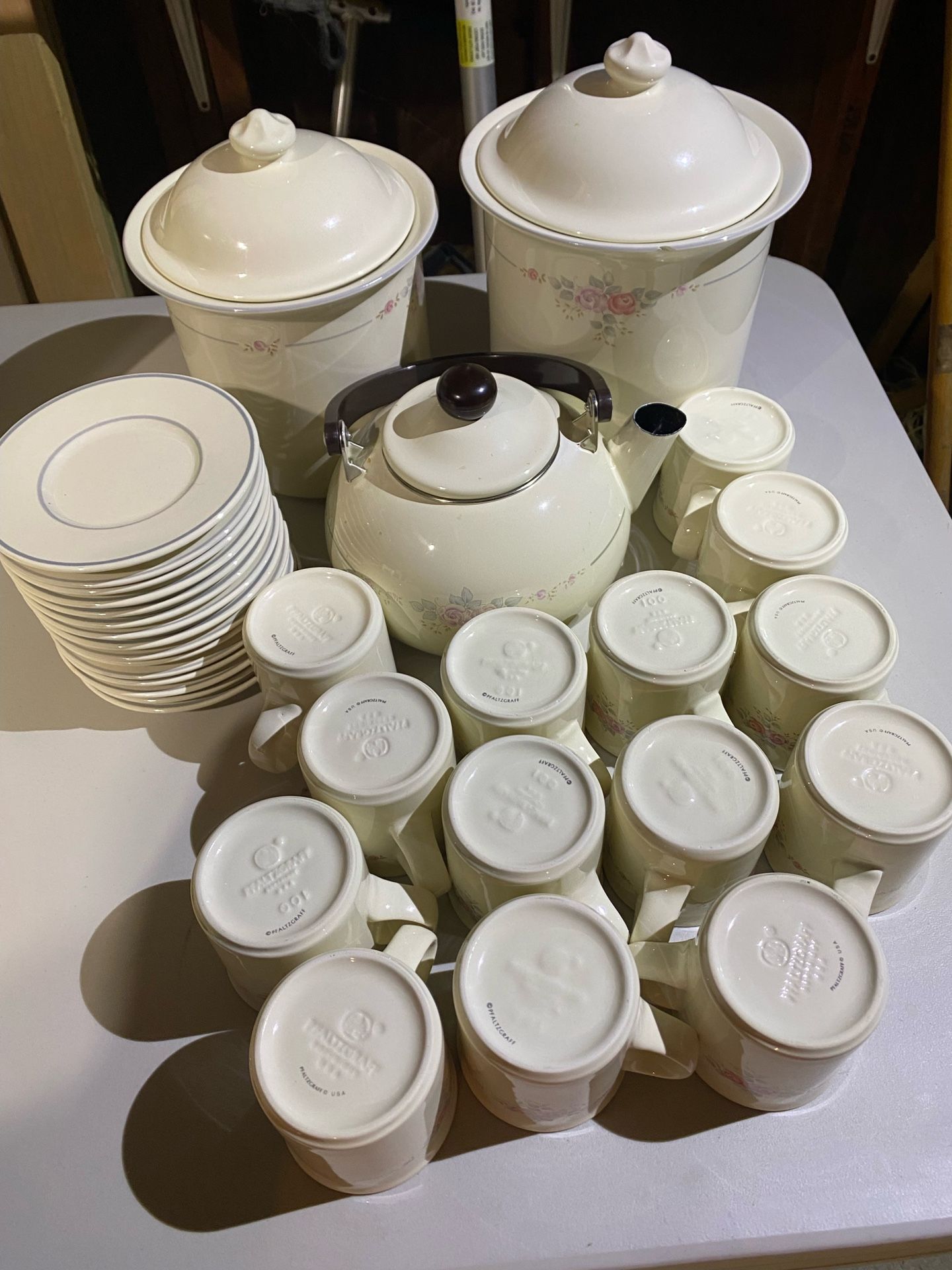 Coffee Cups Plates Pots