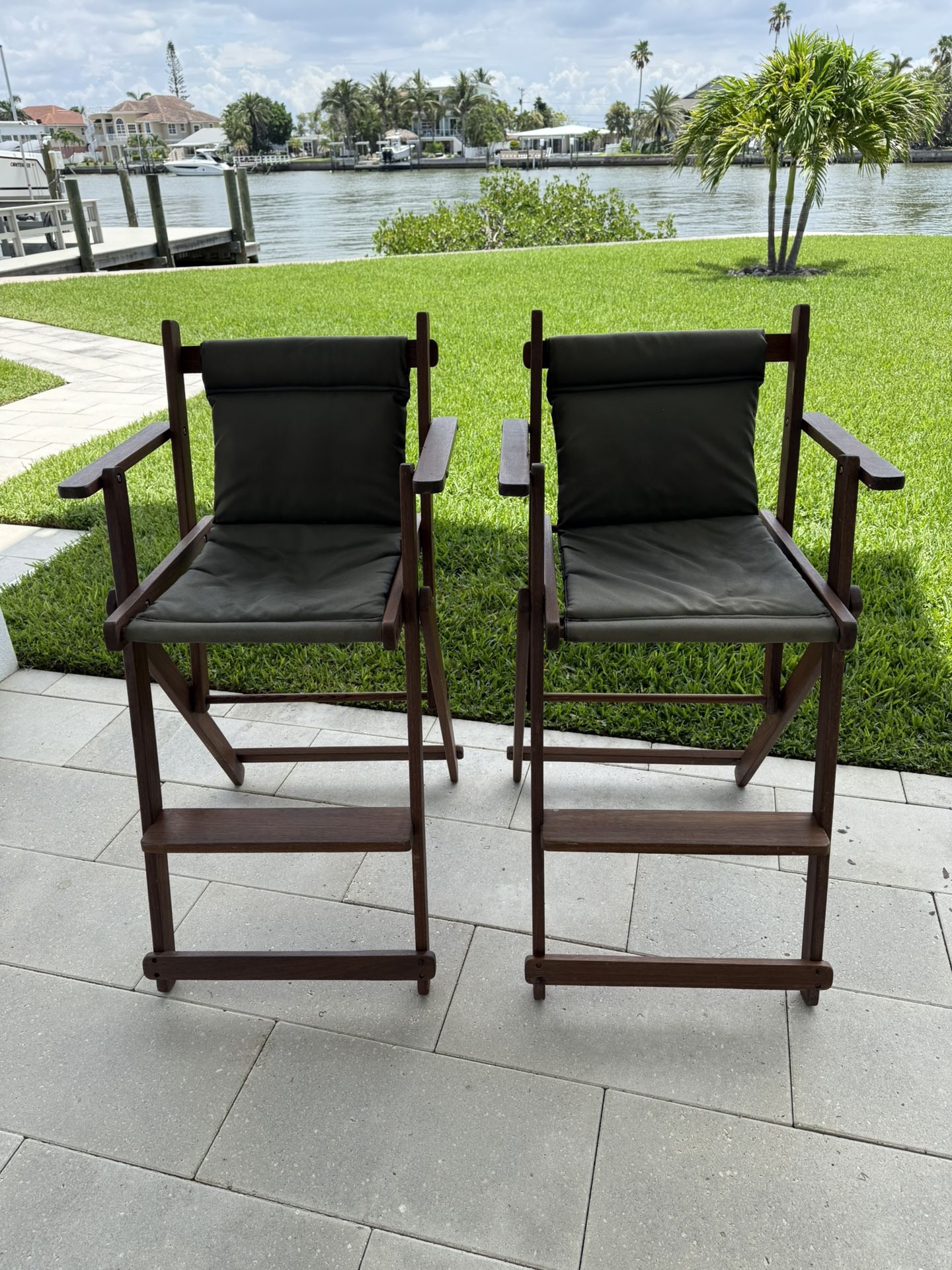 Teak Outdoor Captains Chairs