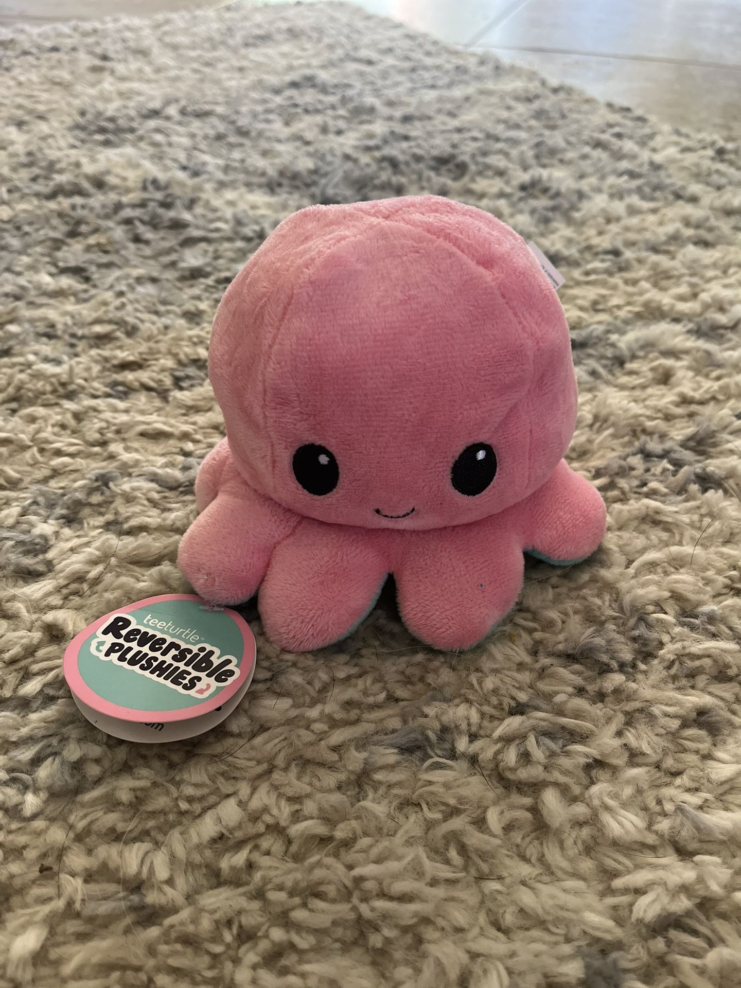 Reversible Plushie Octopus - Happy/Mad