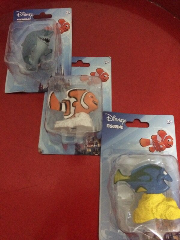 3 Disney Figurines