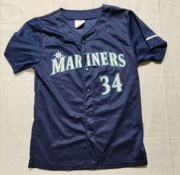 Seattle Mariners Felix Hernandez Baseball Jersey Size Youth Medium