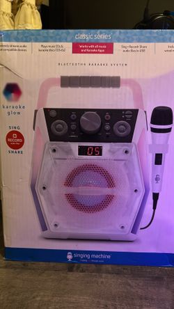 Singing machine for kids with microphone