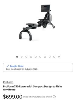 PROFORM 750 Rower