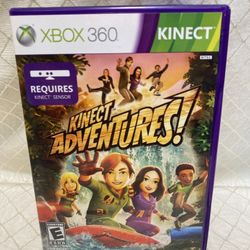 Kinect Adventures! (Microsoft Xbox 360, 2010) Complete With Manual