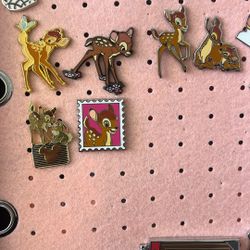 Disney Pins For SALE Bambi, Nana, Etc. 