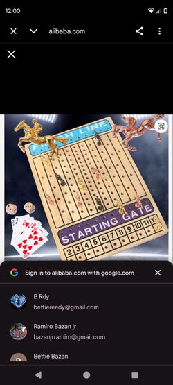 Solid wood horse racing game 11 horses total all metal rose gold and gold horses wooden dice brand new $35