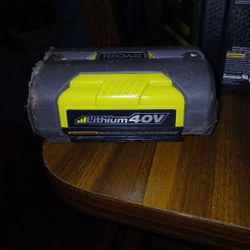 Ryobi Lithium 40v Battery 