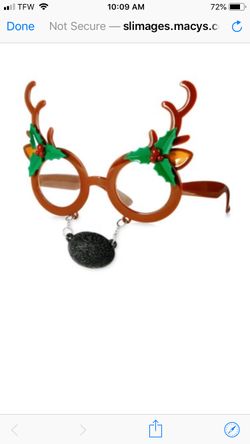 Celebrate Shop Reindeer-Nose Novelty Sunglasses 
