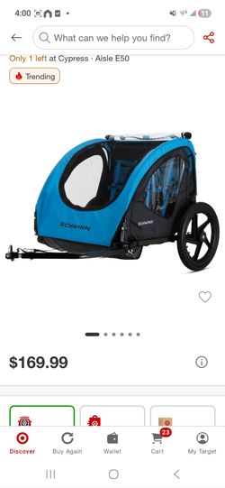 schwinn bike trailer