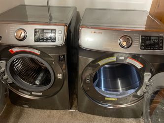 Samsung front loading washer dryer set