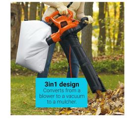 Black & Decker Corded Leaf Vacuum and Leaf Mulcher
