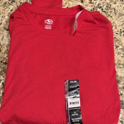 Men’s L/s Red Top Size Small