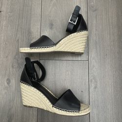 Vince Camuto Leera Suede Espadrille Wedge Sandals size 9.5