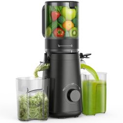 Juicer Machines with 5.8" Extra Large Feed Chute Cold Press Juicer Fit Whole Fruits Vegetables Easy to Clean,BPA Free