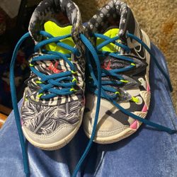 GS Nike Kydrid S2 What The 2.0 Kid Gry/Blk/Wht/Volt Size 11c