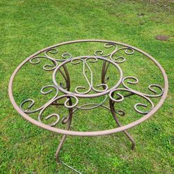 Vintage Patio Table 50 Inches