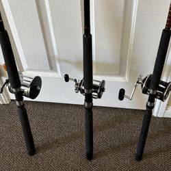 Three Ocean Rods With Reels (Code: Ocean)