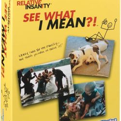 Relative Insanity See What I Mean - Hilarious Party Game - from Comedian Jeff Foxworthy - Ages 14+ - 4+ Players