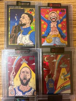 Huge card lot Steph curry “manga” & victor wembenyama