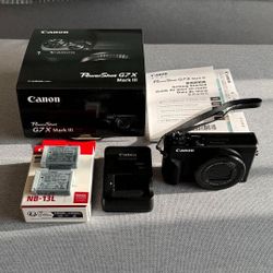 Canon PowerShot G7 X Mark III 4K Digital Camera