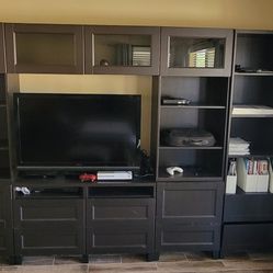 IKEA Entertainment Center, Lots Of Storage For Music,DVDs,video Games.