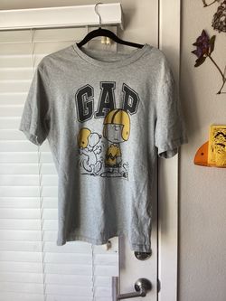 medium mens Charlie Brown football tshirt, grey