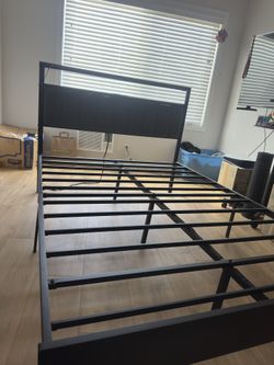 Full Size Bed Frame & Full Mattress