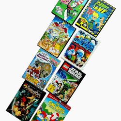 Animated Cartoons DVD Lot Thundercats Star Wars Dr Suess Tom & Jerry Smurfs Kids Family