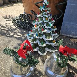 Vintage ceramic Christmas tree