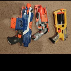 3 Nerf guns used and working. Pickup only