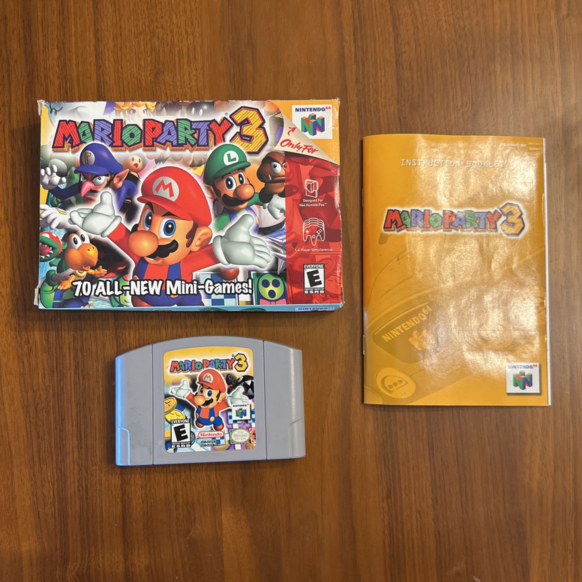 Mario Party 3 N64 W/ Box