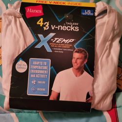 Hanes V-Neck X-Temp T-Shirts 
