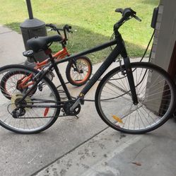 🚲 Infinity Hybrid Bike + Kids’ Orange Bike