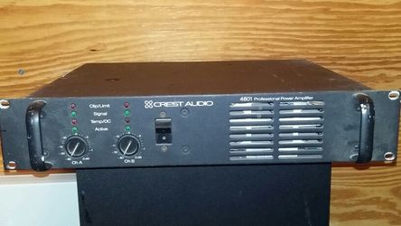 Amplifier crest audio