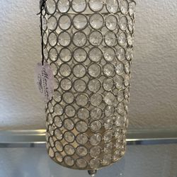 New , elegant crystal candle holder, vase for artificial flowers