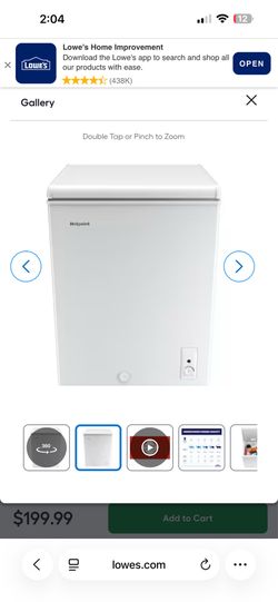 Hotpoint 4.9-cu ft Chest Freezer Convertible to Refrigerator ( White )