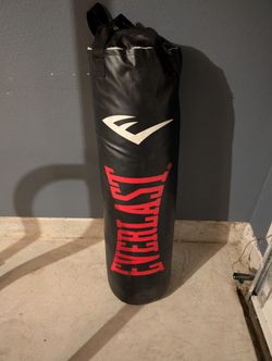 Black Everlast Punching Bag