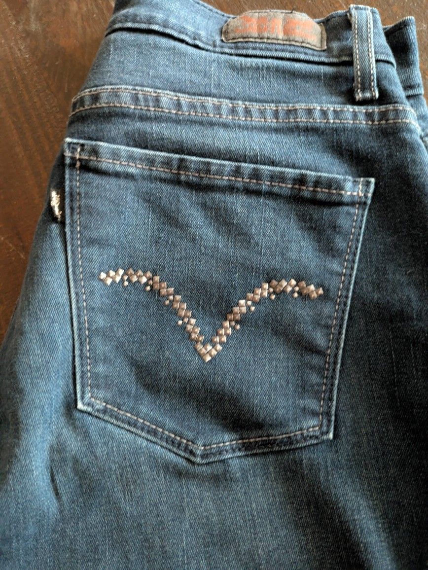 Levis 512 Stretch Denim Boot cut Women Size 8 Fits Small